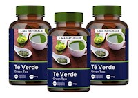 Pack 03 Frascos Te Verde Lima Naturals 100 Capsulas